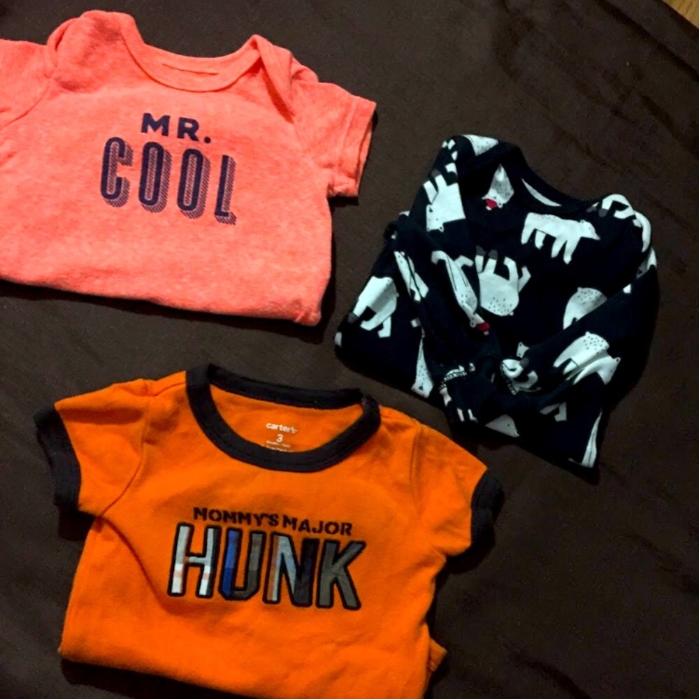 3 month onsies